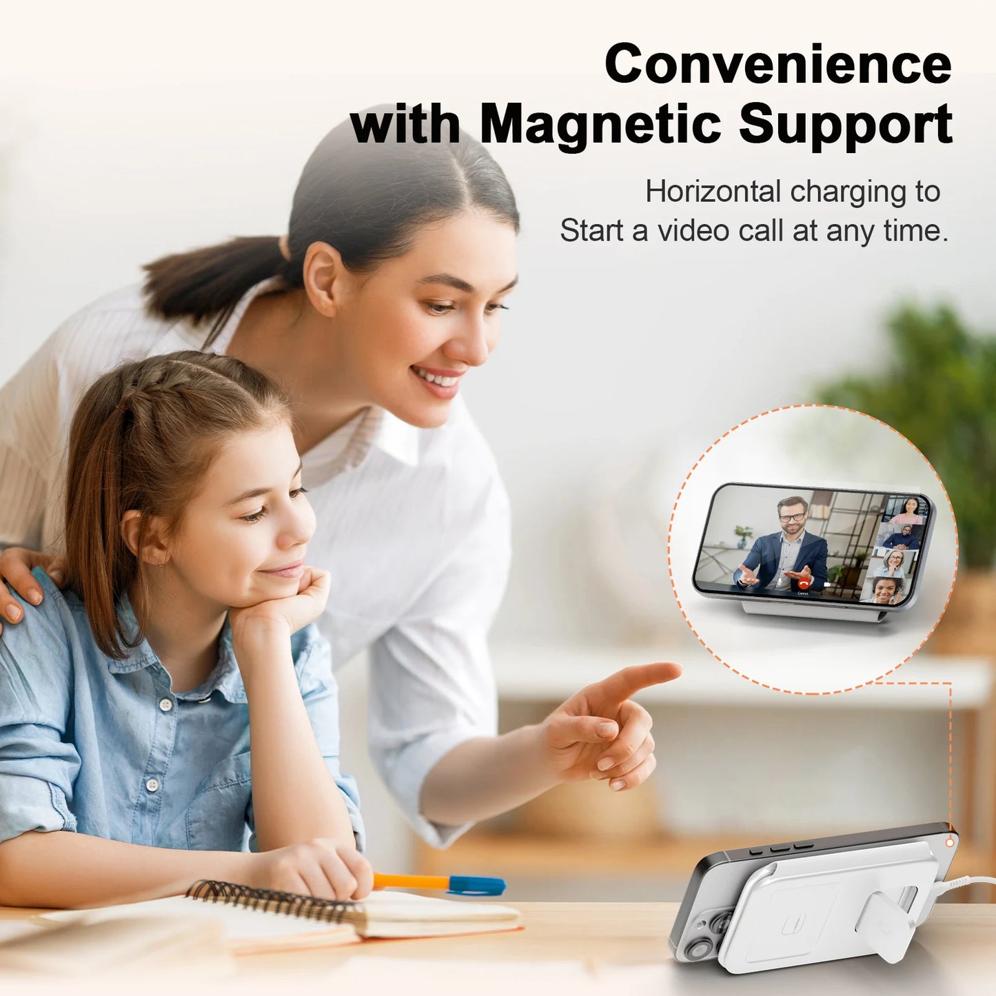 15W Wireless Chargers Magnetic 3 in 1 Foldable Stand Pad Dock Fast Charg Travel iPhone17 16 15 14 13 Pro Max Apple Watch Airpod