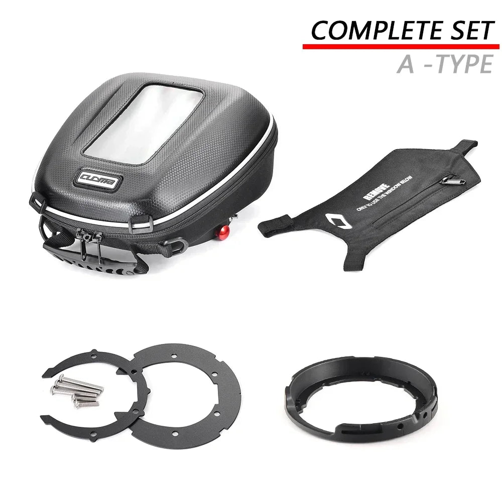 Tank Bag For Street Triple 765 Speed Triple 1050 Daytona 675 Sprint Trident 660 Tiger 1200 900 800 Motorcycle Quick Lock Luggage
