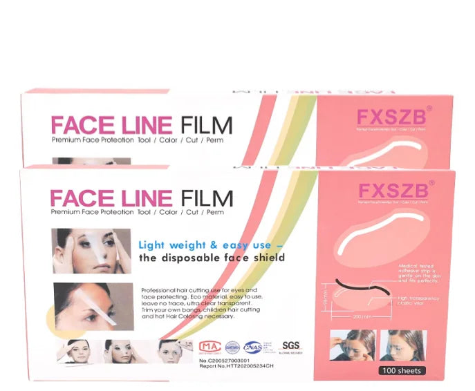 100/200/300PcsBarber Shop Eye Protection Makeup Shower Face Shields Visors Disposable Masks HairSalon Accessories Tools