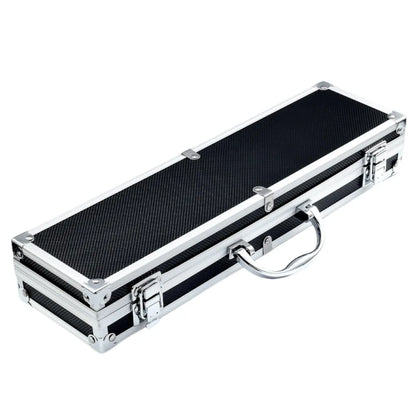 Shockproof Aluminum Alloy Tool Box Impact Resistant Wear Resistant Portable Tool Case Large Capacity Handheld Safety Briefcase