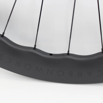 New 700C 65mm wave Road Bike UD Full Carbon Fibre Bicycle Thru Axle Center lock Disc brake Wheelset clincher tubeless rims 25mm