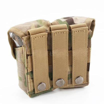Tactical Pouch Double Frag Grenade Pack Molle EDC Tool Bag Accessory Pouch Shooting Hunting Airsoft Equipment Military Gear