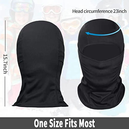2024 Balaclava Face Mask for Men Women Full Breathable Cycling Ski Face Mask Hood Snow Motorcycle Running Cold Weather
