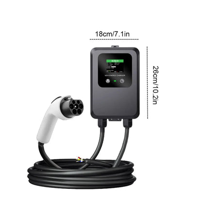 EV Charging Station 5M 7KW 32A With 6ma DC RCD Function  EV Charging Station 5M Car Home  EV Charging Station
