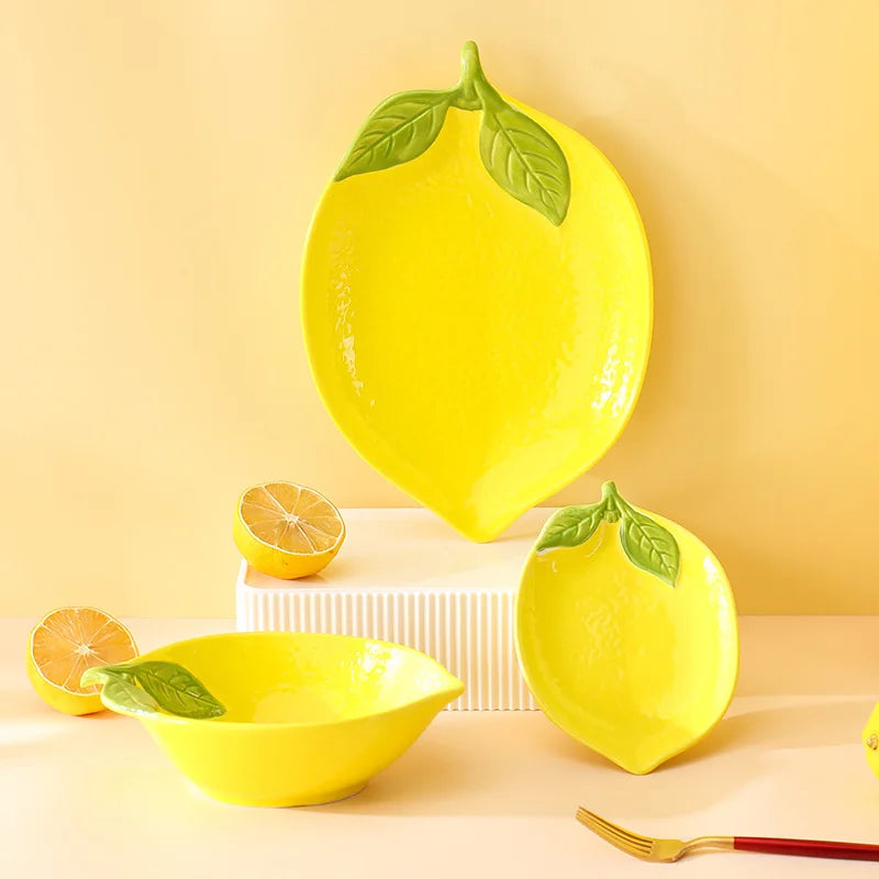 Vintage Lemon Teapot Coffee Cup and Saucer Set Beautiful Coffee Mug Modern Set Tania Bulhoes Luxury Design Cup