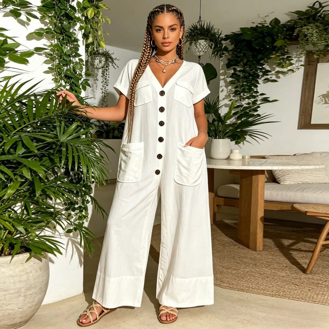 Beach Jumpsuit Women Rompers Lace Long Overalls Trench Spring Summer Bodycon Y2k Party Cluwear Elegant Outfits Work Jumpsuits