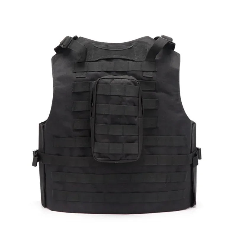 Nylon Tactical Vest Body Armor Hunting Carrier Accessories Men Combat MOLLE Camo Military Vest Outdoor CS Hunting