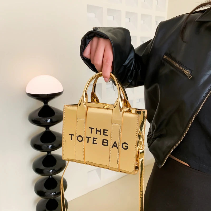 The Tote Bags For Women Crossbody Female Handbag New Solid Words Lette Leisure Large Bag Luxury Fashion Bag designer Bag for PU
