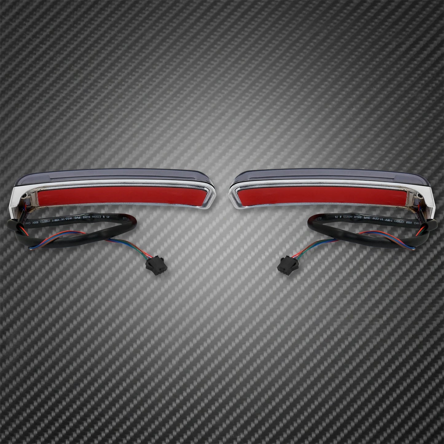 2xMotorcycle LED SaddleBag Turn Lamp Light Run Brake Light For Harley Touring Street Glide Road King FLHR Limited CVO 2014-2022
