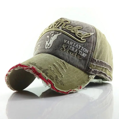 2022 News Fashion Outdoor Sports Cotton Baseball Cap Retro Embroidery Men's Cap Hip Hop Rebound Caps Snapback Hats