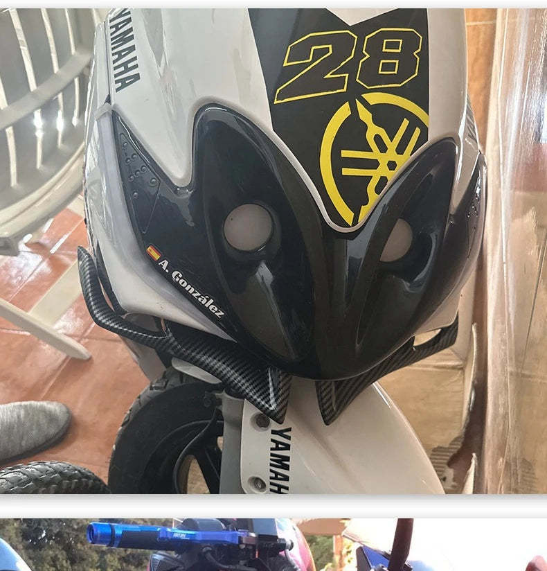Motorcycle New Front Fairing Winglet Wing Cover Trim for YAMAHA R15 V3 2017 2018 2019 2020 2021 Shark Fin Beak Moto Accessories