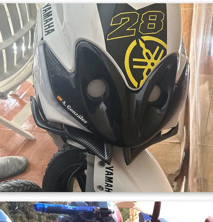 Motorcycle New Front Fairing Winglet Wing Cover Trim for YAMAHA R15 V3 2017 2018 2019 2020 2021 Shark Fin Beak Moto Accessories