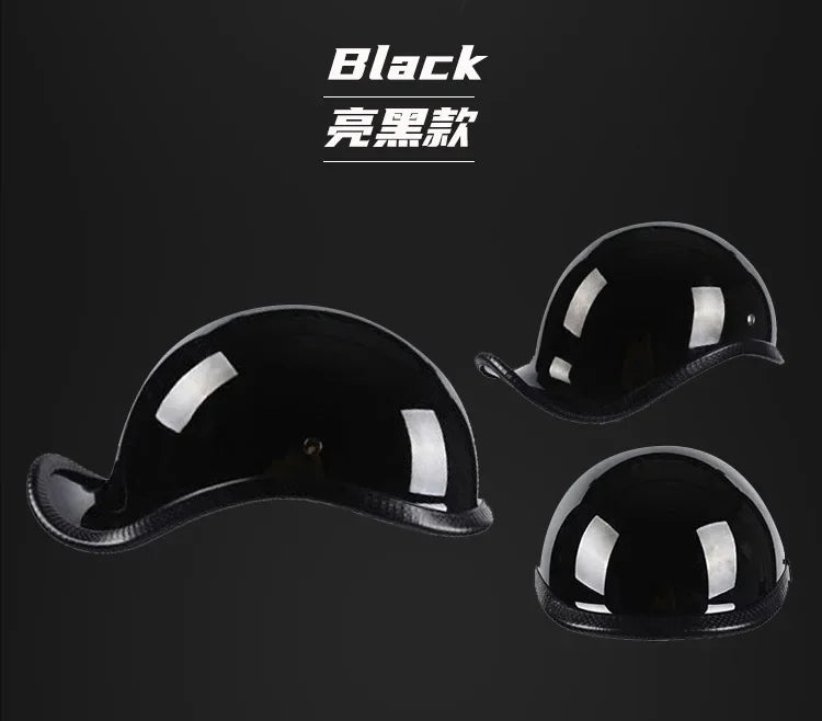 Retro Motorcycle Half Helmet Fashion Bailer for Scooter Safety Helm Spring Summer Capacetes De Moto