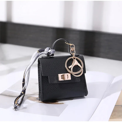Mini Bag Pendant Small Keychain Case Bag Hanging Accessory Cute Earphone Storage Bag Pendant Keychain Bag Pendant Decoration