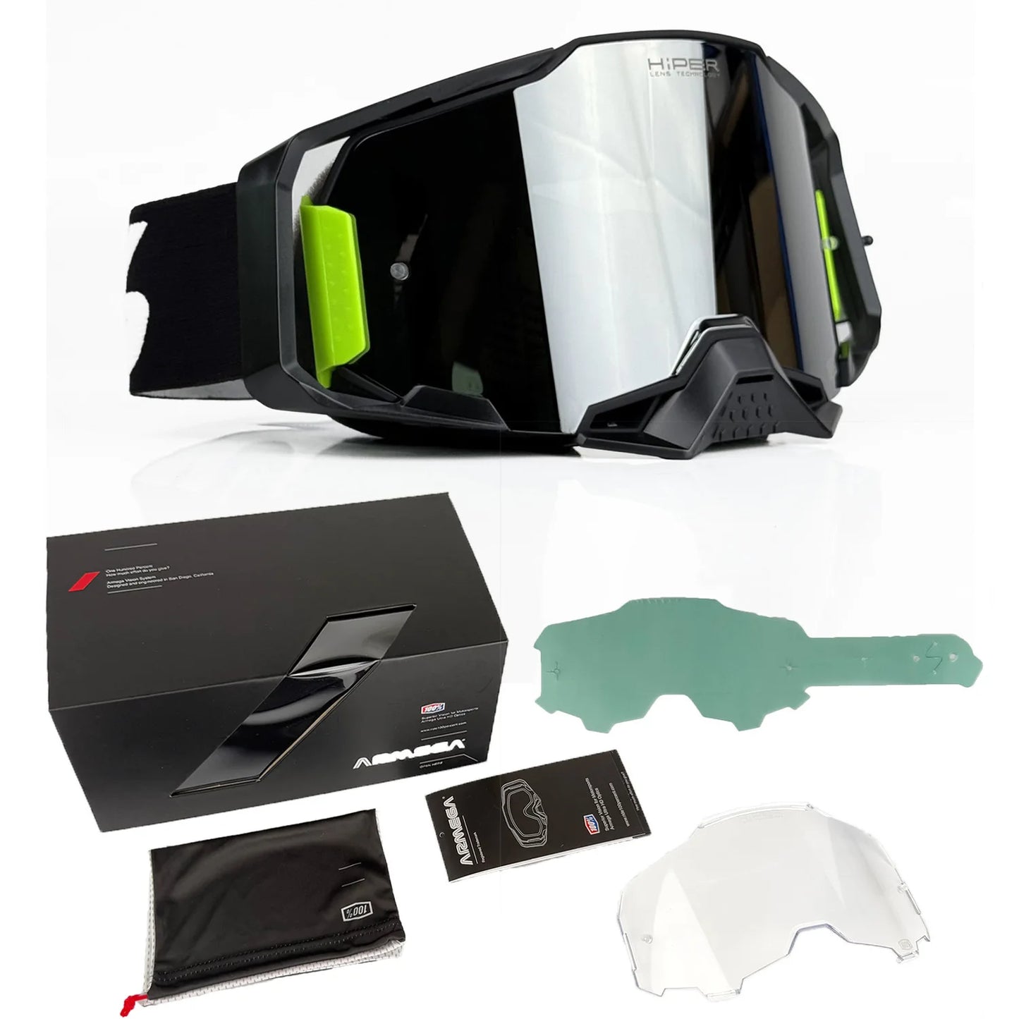 Professional Sports Goggles Windproof Dustproof Anti Fog for Motorcycle Cycling Skiing OTG Over The Glasses UV Protection Lens