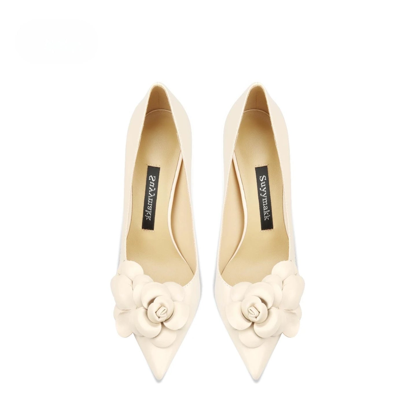Genuine Leather Pumps For Women's 2025 Trend Luxury Fashion Sexy Party High Heels Elegant Comfortable Pointed Toe Shoes women