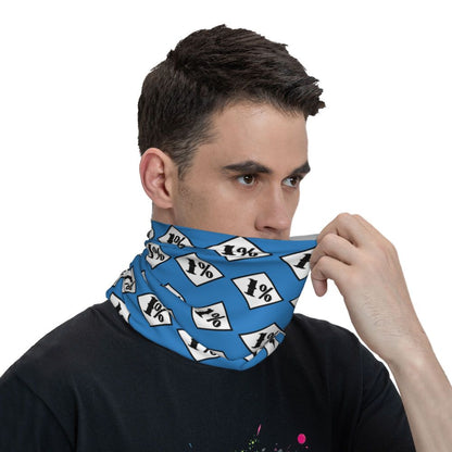 Custom 1 Percenter Essential Sons Bandana Neck Gaiter for Ski Camping Men Women Wrap Scarf TV Show Anarchy Headband Warmer