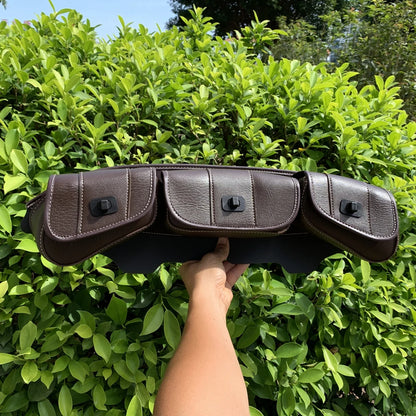 Motorcycle Windshield Bag Fairing Pouch 3 Pocket For Harley Electra Glide Street Glide Ultra Limited Tri Glide 1996-2013