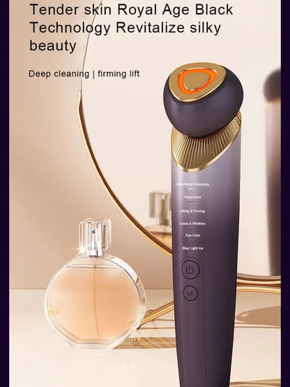 Face Beauty Device Facial Massager Cleansing Import Export Machine Skin Tightening Lifting Anti Aging Wrinkle Removal for Face E