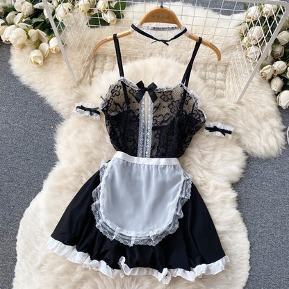 Japanese Kimono V-neck Printed Flower Bow Waist Shaping Cardigan Dress Women Clothing Loose Long Sleeve Vintage Sexy Lace-up New