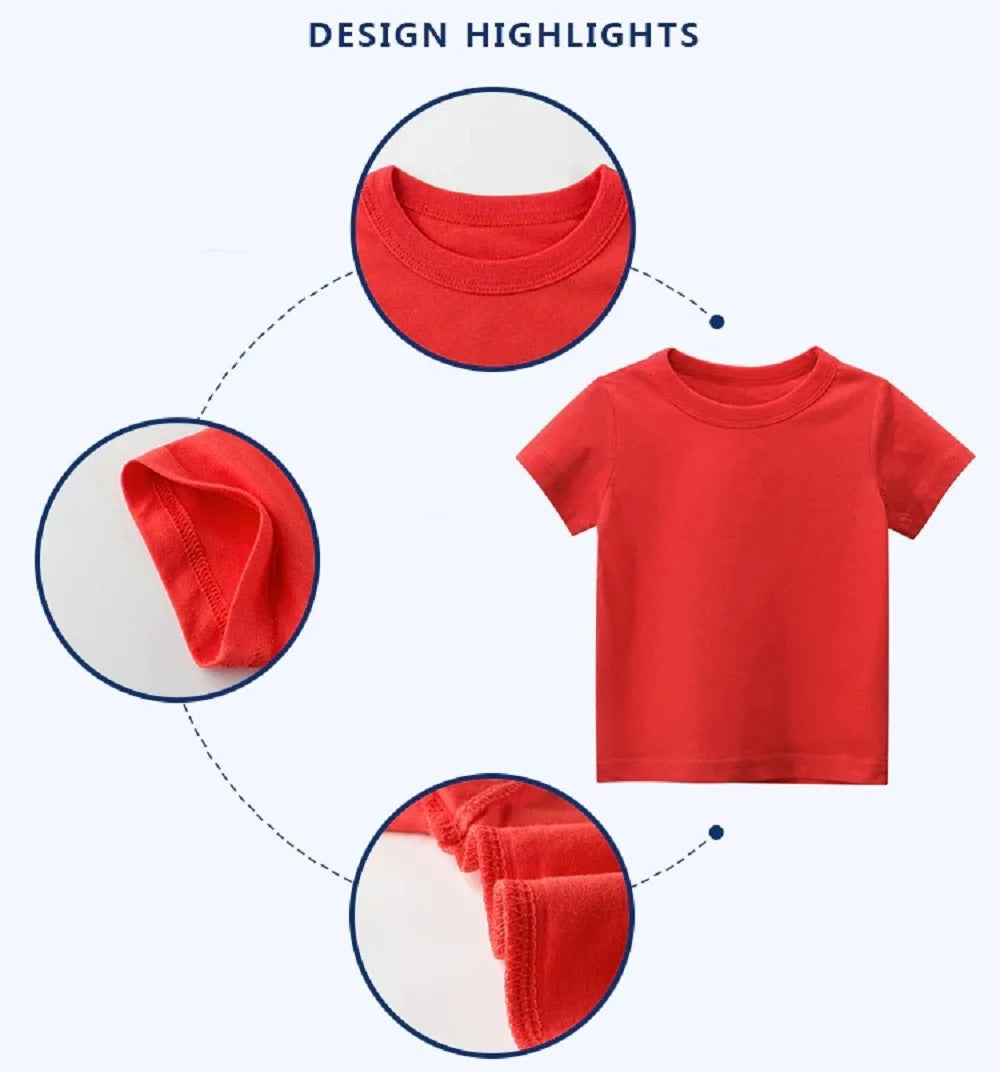 SuperKitties Summer 100% Cotton T-shirt Boy Cartoon Pride Tshirt Short Tops Y2k One Piece Print Anime Tees Kids Clothes Girls