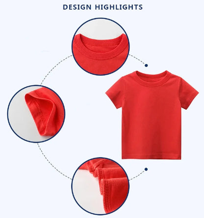 SuperKitties Summer 100% Cotton T-shirt Boy Cartoon Pride Tshirt Short Tops Y2k One Piece Print Anime Tees Kids Clothes Girls
