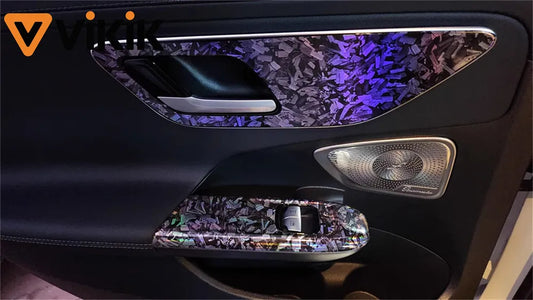 Car Stickers PET Forged Carbon Fiber Color Change Vinyl Film Car Accessories Auto Motorcycle Self Adhesive Decal
