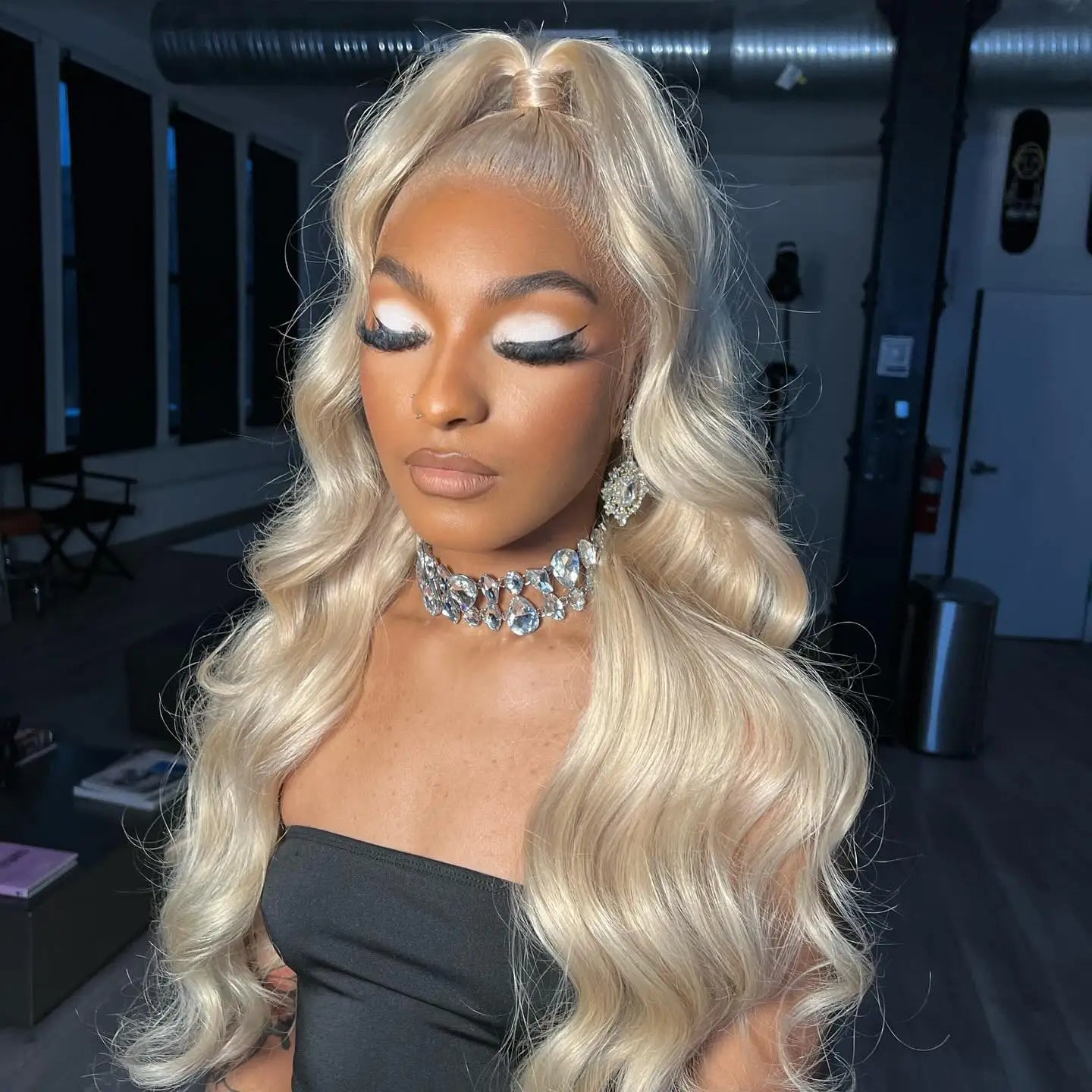 30Inch Blonde Human Hair Wig Straight 613 hd Lace Frontal Wig 13x6 13x4 Body Wave Lace Front Wig Honey Blonde Colored Human Hair