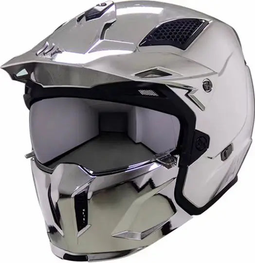 MT Street Fighter Motorcycle Helmet Detachable Combination Electroplated Gold Helmet ECE DOT Certification Full Face Casco Moto