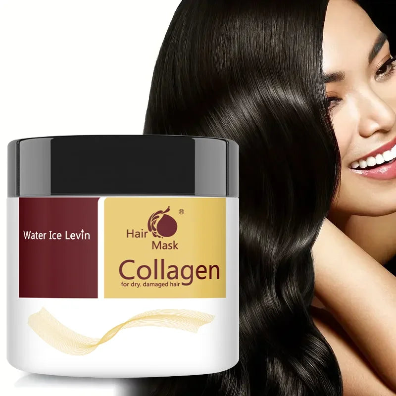Collagen Hair Care Deep Repair Conditioning Moroccan Argan Oil Hair Mask EssenceFor Dry Damaged Hair Repair Revitalize Hair Care