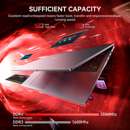 KAMRUI Laptop 17.3" Ultar Slim AMD Ryzen 3 4300U 16GB DDR4 512GB M.2 SSD Max 3.7GHz Radeon 4K 1920P FHD Win11pro Wifi5 Notebook