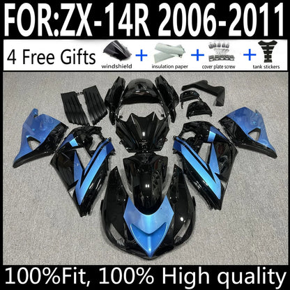 Kawasaki ZX-14R 06 07 08 09 10 11 ZX14R 2006-2011 Motorcycle Fairings Kit ABS Plastic Body Work Cowling Set Full Body