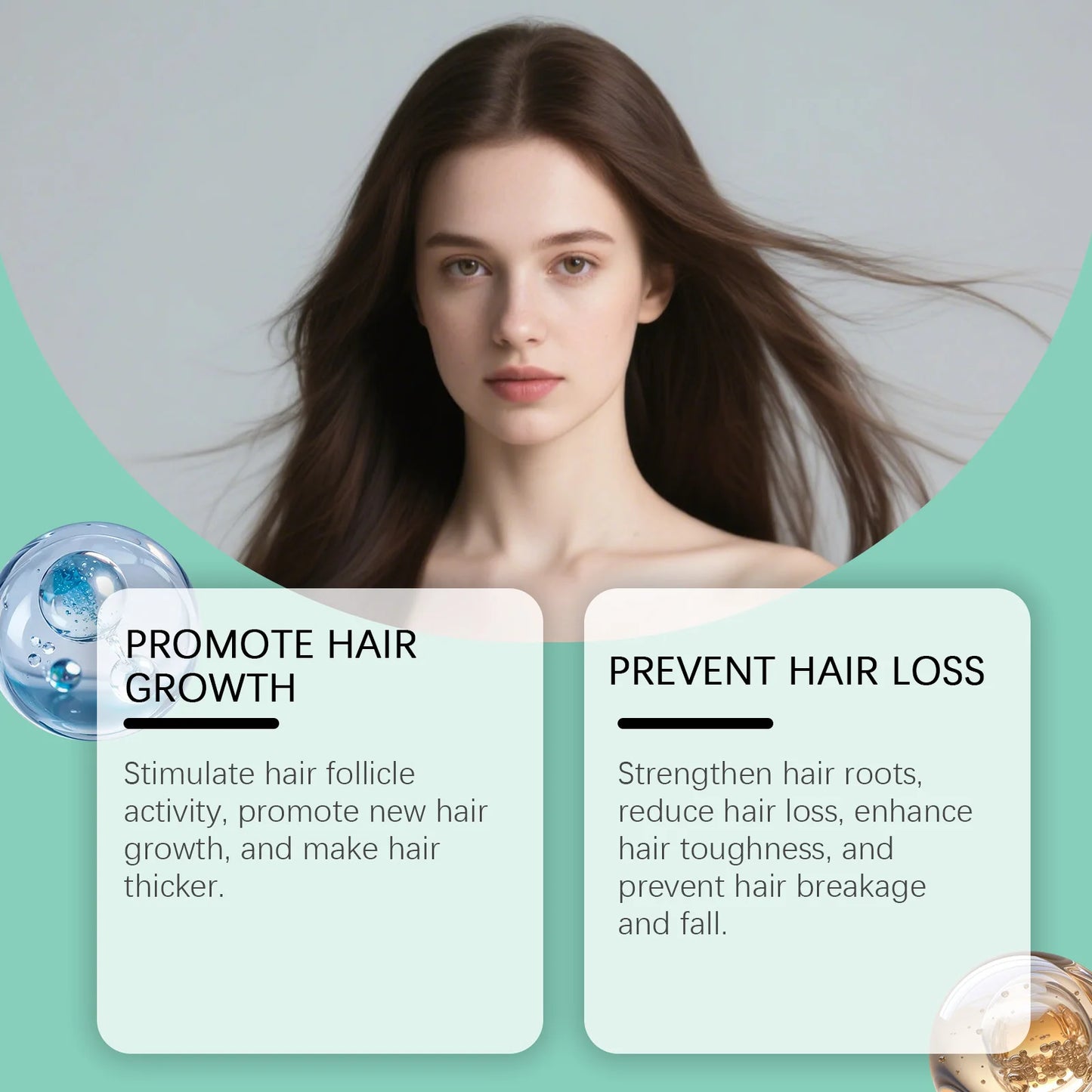 Scalp Nourishment Hair Growth Essence - Nourishing and Protecting, Smooth and Shiny Hair, Daily Scalp Care Ampoule Essence