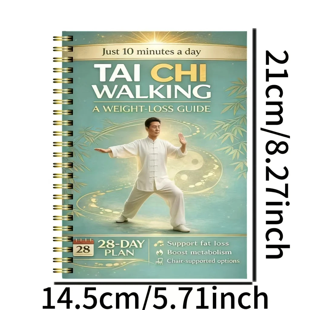 Tai Chi Practice Manual For Seniors Beginners Spiralbound Martial Training Guide Including Pages On Progressive Daily Exercises