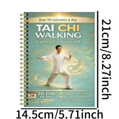 Tai Chi Practice Manual For Seniors Beginners Spiralbound Martial Training Guide Including Pages On Progressive Daily Exercises