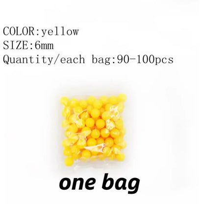 90-100pc/pack Airsoft Paintball 6MM Airsoft BBs Bullets Strikeball Plastic Ammo Speed Loader High Grade Hunting Shooting Balls
