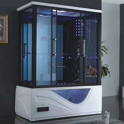 Customization Hot Cheap Family Multi-function Sauna Wooden Steam Shower Room