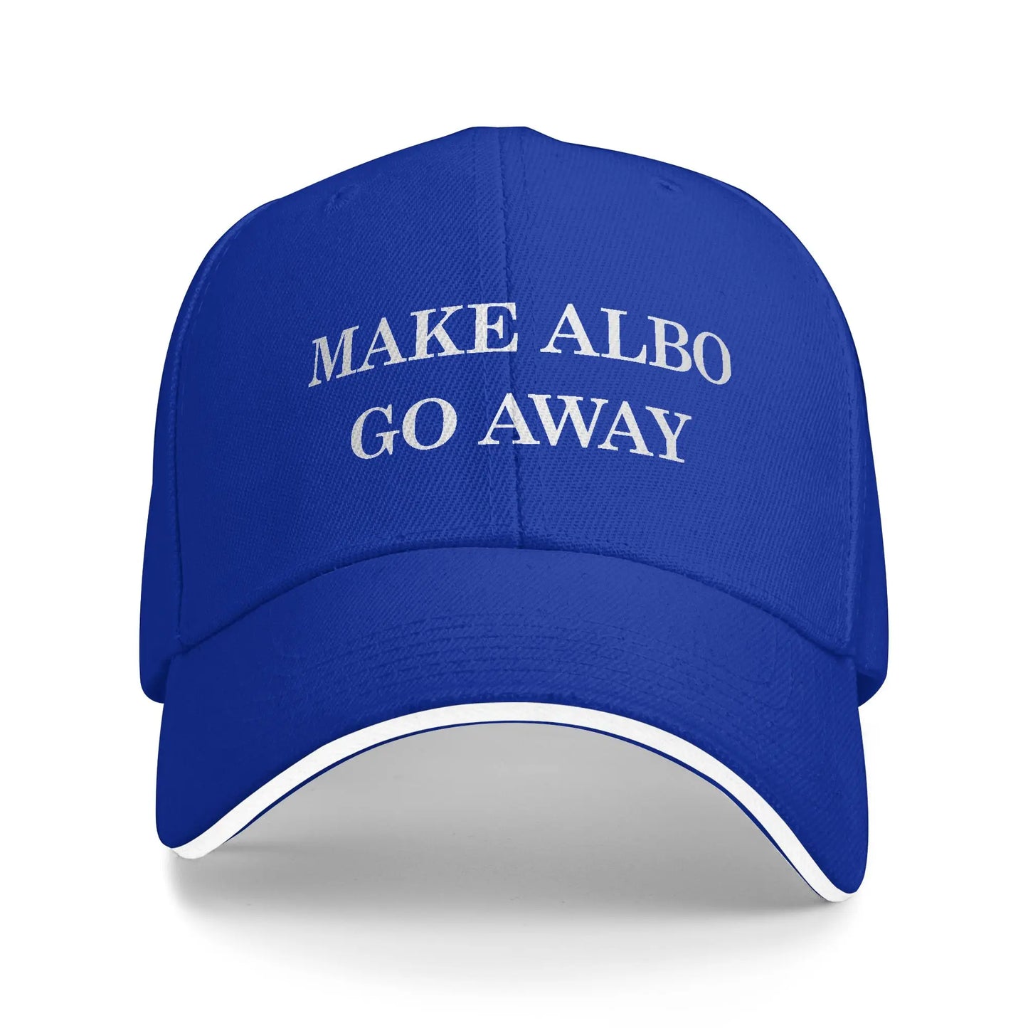 Make Albo Go Away MAGA Sandwich Baseball Cap Hip Hop Australia Saying Unisex Style Adjustable Headwear Travel Gift Hats