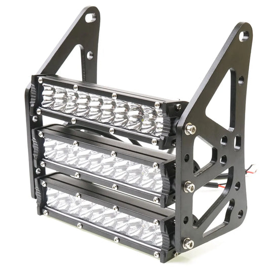 Motorcycle Waterproof LED Light Headlight Kit With Mounting  Brackets Front Fork Light For Honda Grom MSX 125SF Ducati Venom