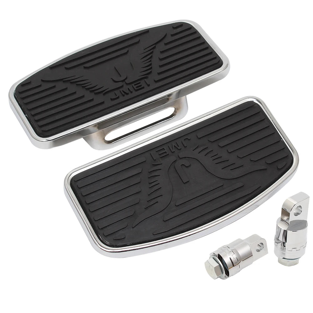 Adjustable Motorcycle Adjustable Passenger Floorboard Mount-Style Foot Rest Floorboards For Harley Dyna Electra Glide