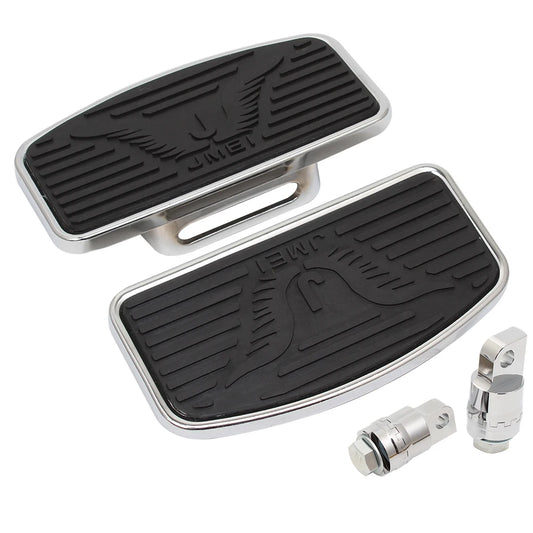 Adjustable Motorcycle Adjustable Passenger Floorboard Mount-Style Foot Rest Floorboards For Harley Dyna Electra Glide