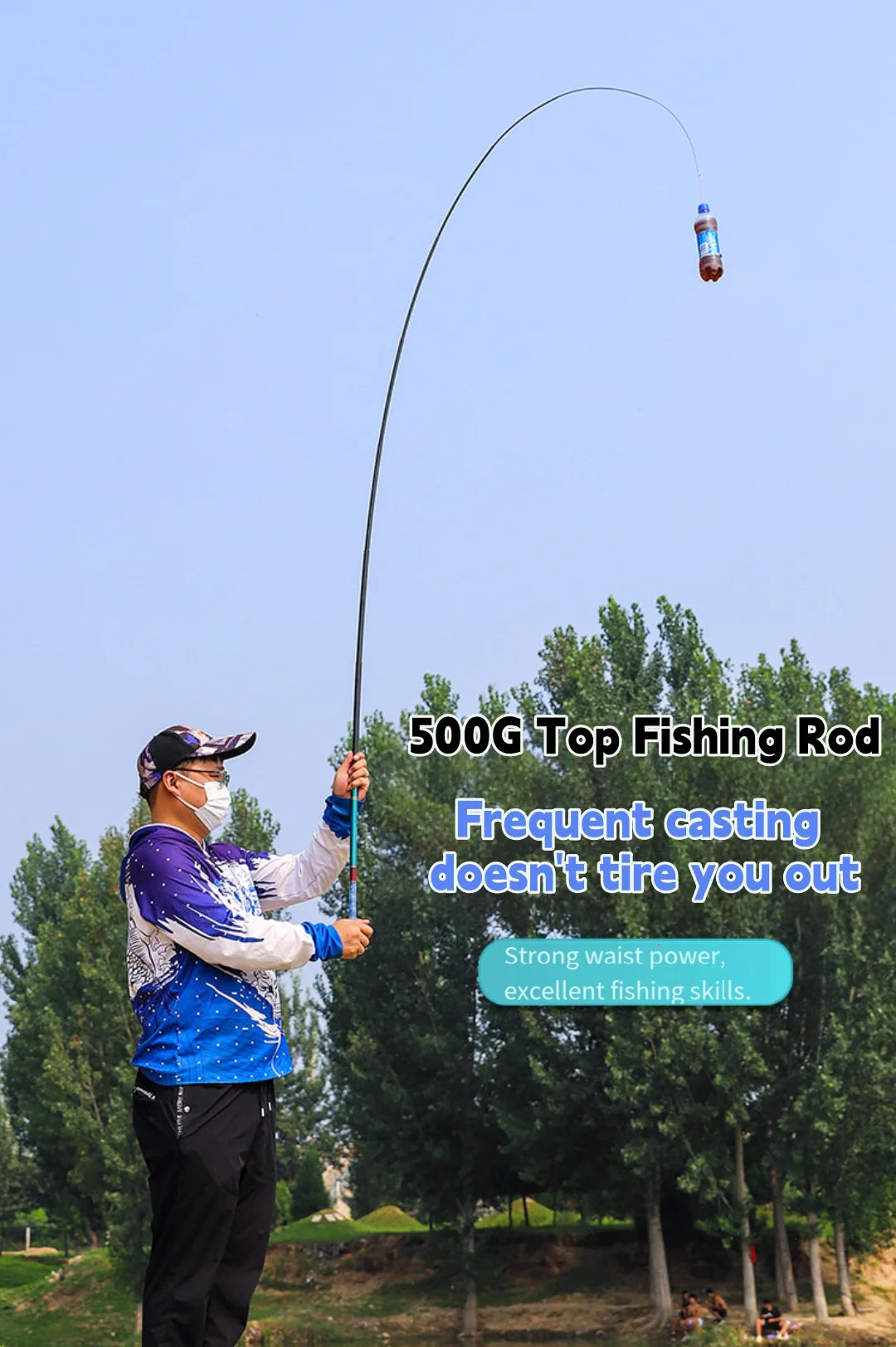 1.8m-4.5m Mini Telescopic Fishing Rod Ultralight Glass Fiber Retractable Portable Stream Hand Pole Fishing Tackle Accessories