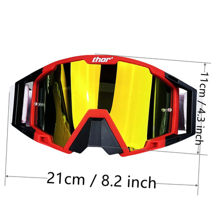 Moto Cross Goggles Windproof Breathable Motocross Cycling Helmet Scooter Goggles Dirt Bike  Accessories ﻿MX ATV