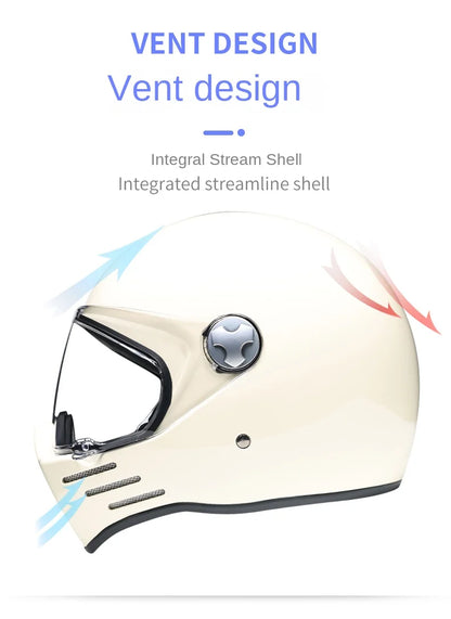 Retro motorcycle helmet Casco cruising motorcycle rider modular helmet full helmet with Bluetooth earphones included ORZ-728