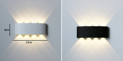 Outdoor Waterproof Wall Lamps Bedroom Living Room Wall Lights Aluminum Decorative Lighting Outdoor Exterior Wall Lamp Fixture