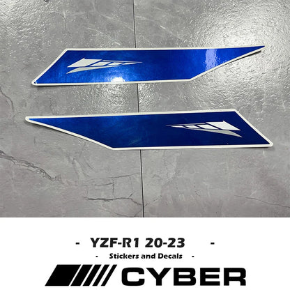Fairing Shell Sticker Decal Hollow Line Design Front Full Vehicle Sticker All Logos For YAMAHA YZFR1 YZF-1000 R1 2020-2023