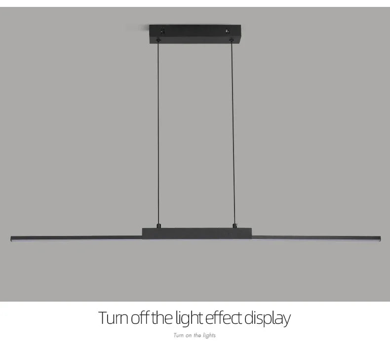 Modern LED Pendant Light 80/100CM For Living Room Kitchen Restaurant Dining Table Bar Indoor Decorative Lighting Hanging Lights