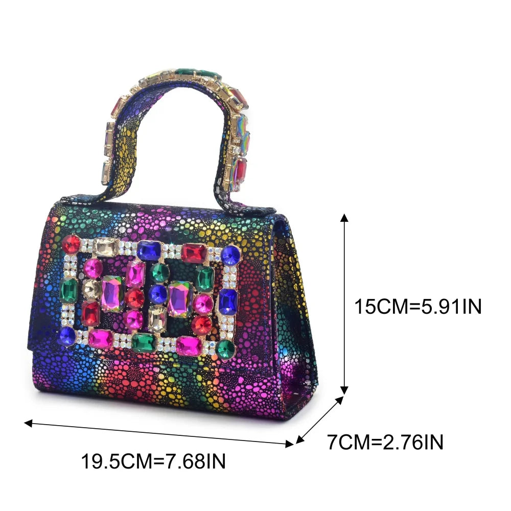 Italian Matching Nigerian Shoe and Bag Decorated with Rhinestone African Shoes and Bags Matching Set Luxury Wedding Woman Shoe