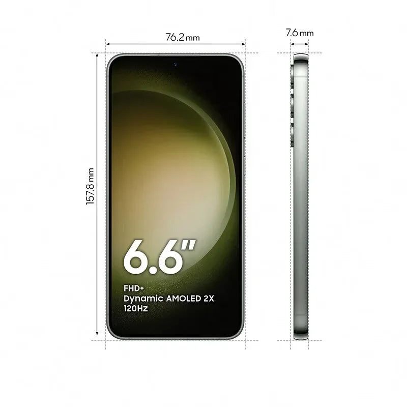 Samsung Galaxy S23+ S23 Plus 5G S916U1 S916b/ds s916n 256/512GB RAM 8GB Snapdragon NFC Octa Core Android Smartphone Unlocked