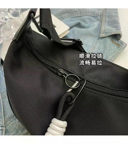2025 New Fashion Crossbody Bag Simple Wide Shoulder Strap Design Single Shoulder Bag Original Style Commuting Dumpling Women Bag